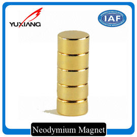 N48 Cylinder Neodymium Custom Made Magnets High Coercive Force Featuring